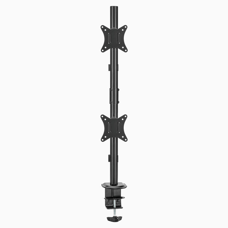 Black vertical monitor mount